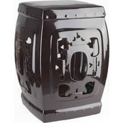 Black Garden Stool Black Garden Stool